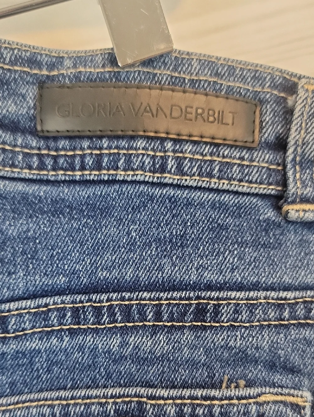 Gloria Vanderbilt Vintage Red Tag Straight-Leg Women's Blue Jeans Size 12S